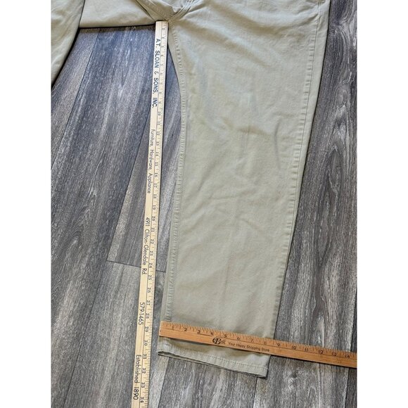 LEVI'S 502 MENS PLUS SIZE JEANS W48 X L34 TAN -KHAKI - Picture 6 of 12